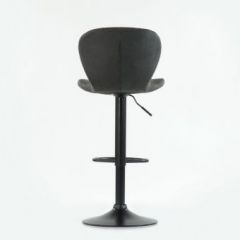 Барный стул Barneo N-86 Time / Black / VPU Dark Gray Vintage серый винтаж 970-11 в Сургуте - surgut.mebel24.online | фото 2
