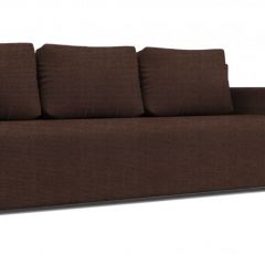 Диван Алиса 4 Shaggy CHOCOLATE - Teos Black в Сургуте - surgut.mebel24.online | фото