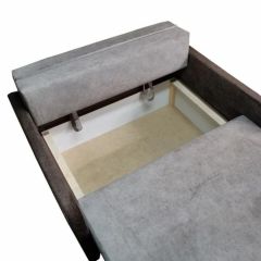 Диван Канзас 1.20 подушки с рисунком (Канасик) в Сургуте - surgut.mebel24.online | фото 3