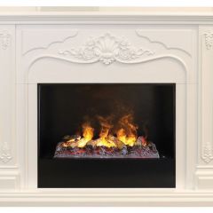 Электрокамин RealFlame Victoria 26 WT 3D Cassette 630 + Black вставка в Сургуте - surgut.mebel24.online | фото