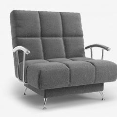 ФИНКА-2 Кресло с подлокотниками хром ПОНИ 12 в Сургуте - surgut.mebel24.online | фото 1