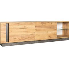 Гостиная Арчи (Дуб Золотой/Камень Темный) в Сургуте - surgut.mebel24.online | фото 10