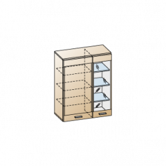 Гостиная Камелия Композиция 2 (Гикори Джексон темный) в Сургуте - surgut.mebel24.online | фото 2