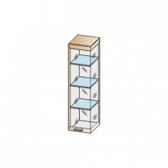 Гостиная Мелисса Композиция 8 (Гикори Джексон светлый) в Сургуте - surgut.mebel24.online | фото 3