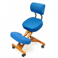 Коленный стул со спинкой Smartstool KW02В + Чехлы в Сургуте - surgut.mebel24.online | фото 2