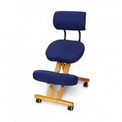 Коленный стул со спинкой Smartstool KW02В + Чехлы в Сургуте - surgut.mebel24.online | фото 3