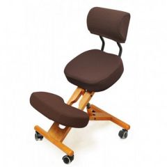 Коленный стул со спинкой Smartstool KW02В + Чехлы в Сургуте - surgut.mebel24.online | фото 7