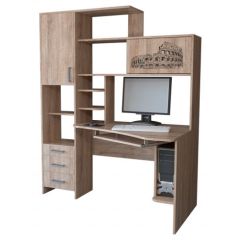 Компьютерный стол КЛ №6.0 правый (Дуб баррик) в Сургуте - surgut.mebel24.online | фото