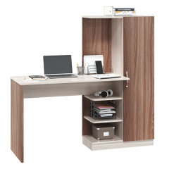 Стол компьютерный Софт (УНИ) Ясень темный/светлый в Сургуте - surgut.mebel24.online | фото 2