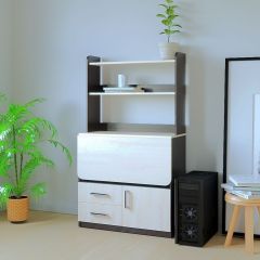 Компьютерный стол СП-1 (Венге/Дуб молочный) в Сургуте - surgut.mebel24.online | фото 4