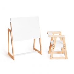 Комплект детской мебели стол и  два стула Я САМ "Лофт-Дуо" (Белый) в Сургуте - surgut.mebel24.online | фото 5