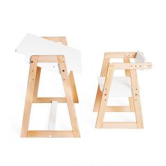 Комплект детской мебели стол и  два стула Я САМ "Лофт-Дуо" (Белый) в Сургуте - surgut.mebel24.online | фото 9