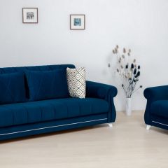 Комплект Роуз ТД 410 диван-кровать + кресло + комплект подушек в Сургуте - surgut.mebel24.online | фото 1