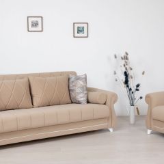 Комплект Роуз ТД 412 диван-кровать + кресло + комплект подушек в Сургуте - surgut.mebel24.online | фото