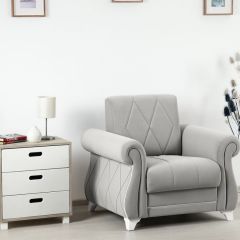 Комплект Роуз ТД 414 диван-кровать + кресло + комплект подушек в Сургуте - surgut.mebel24.online | фото 2