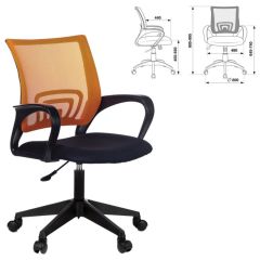 Кресло BRABIX "Fly MG-396" (оранжевое/черное) 532084 в Сургуте - surgut.mebel24.online | фото 2