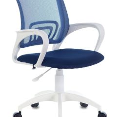 Кресло BRABIX "Fly MG-396W" (белый/темно-синее) 532399 в Сургуте - surgut.mebel24.online | фото