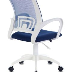 Кресло BRABIX "Fly MG-396W" (белый/темно-синее) 532399 в Сургуте - surgut.mebel24.online | фото 4