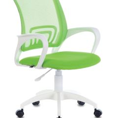 Кресло BRABIX "Fly MG-396W", пластик белый, сетка, салатовое, 532403 в Сургуте - surgut.mebel24.online | фото