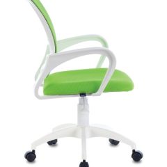 Кресло BRABIX "Fly MG-396W", пластик белый, сетка, салатовое, 532403 в Сургуте - surgut.mebel24.online | фото 2