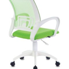 Кресло BRABIX "Fly MG-396W", пластик белый, сетка, салатовое, 532403 в Сургуте - surgut.mebel24.online | фото 3