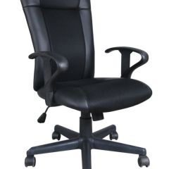 Кресло BRABIX "Optima MG-370" (экокожа/ткань, черное) 531580 в Сургуте - surgut.mebel24.online | фото