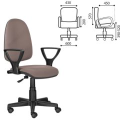 Кресло BRABIX "Prestige Ergo MG-311" (ткань, бежевое) 531873 в Сургуте - surgut.mebel24.online | фото 2