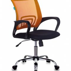 Кресло Бюрократ CH-695N/SL/OR/BLACK оранжевый TW-38-3 черный TW-11 в Сургуте - surgut.mebel24.online | фото