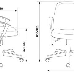 Кресло Бюрократ CH-808-LOW/#G серый 3C1 в Сургуте - surgut.mebel24.online | фото 4