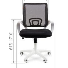 Кресло для оператора CHAIRMAN 696 white (ткань TW-10/сетка TW-05) в Сургуте - surgut.mebel24.online | фото 6