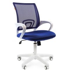 Кресло для оператора CHAIRMAN 696 white (ткань TW-10/сетка TW-05) в Сургуте - surgut.mebel24.online | фото