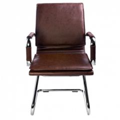 Кресло для посетителя Бюрократ CH-993-Low-V/Brown коричневый в Сургуте - surgut.mebel24.online | фото 4