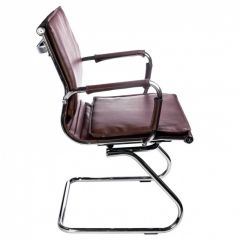 Кресло для посетителя Бюрократ CH-993-Low-V/Brown коричневый в Сургуте - surgut.mebel24.online | фото 2