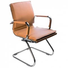 Кресло для посетителя Бюрократ CH-993-Low-V/Camel светло-коричневый в Сургуте - surgut.mebel24.online | фото
