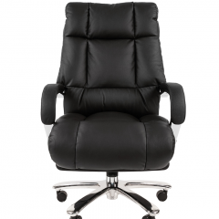 Кресло для руководителя CHAIRMAN 405 (Кожа) Черное в Сургуте - surgut.mebel24.online | фото