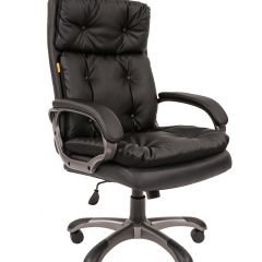 Кресло для руководителя  CHAIRMAN 442 (экокожа черная) в Сургуте - surgut.mebel24.online | фото 2