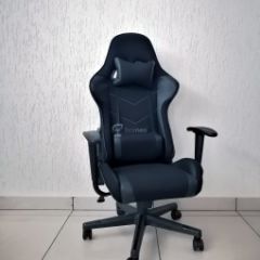 Кресло геймерское Barneo K-50 (черная сетка черные вставки) в Сургуте - surgut.mebel24.online | фото