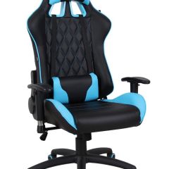 Кресло компьютерное BRABIX "GT Master GM-110" (черное/голубое) 531928 в Сургуте - surgut.mebel24.online | фото