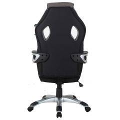 Кресло компьютерное BRABIX Techno GM-002 (ткань) черное/серое, вставки белые (531815) в Сургуте - surgut.mebel24.online | фото 6