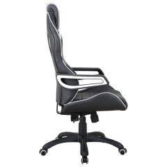 Кресло компьютерное BRABIX Techno Pro GM-003 (экокожа черное/серое, вставки серые) 531814 в Сургуте - surgut.mebel24.online | фото 3