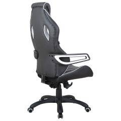 Кресло компьютерное BRABIX Techno Pro GM-003 (экокожа черное/серое, вставки серые) 531814 в Сургуте - surgut.mebel24.online | фото 7