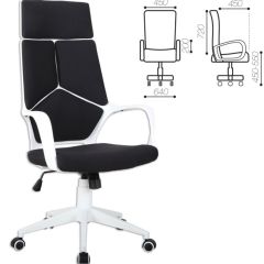 Кресло офисное BRABIX PREMIUM "Prime EX-515" (пластик белый, ткань, черное) 531812 в Сургуте - surgut.mebel24.online | фото 2