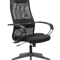 Кресло офисное BRABIX PREMIUM "Stalker EX-608 PL" (ткань-сетка/кожзам, черное) 532090 в Сургуте - surgut.mebel24.online | фото
