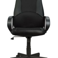 Кресло офисное BRABIX "City EX-512" (кожзам черный, ткань черная) 531407 в Сургуте - surgut.mebel24.online | фото 4
