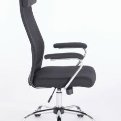Кресло офисное BRABIX "Flight EX-540" (хром, черное) 531847 в Сургуте - surgut.mebel24.online | фото 3