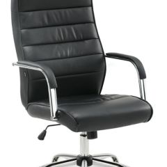 Кресло офисное BRABIX "Stark EX-547" (экокожа, хром, черное) 531948 в Сургуте - surgut.mebel24.online | фото