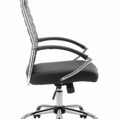 Кресло офисное BRABIX "Style EX-528", экокожа, хром, черное, 531947 в Сургуте - surgut.mebel24.online | фото 3