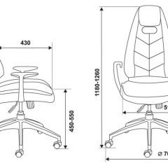 Кресло руководителя Бюрократ _ZEN/BROWN коричневый в Сургуте - surgut.mebel24.online | фото 4