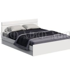 НЭНСИ NEW Кровать 1,4 м с ПМ (Белый глянец холодный/Белый) в Сургуте - surgut.mebel24.online | фото
