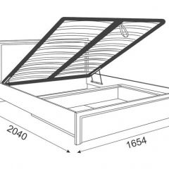 Кровать 1.6 Беатрис М08 Стандарт с ПМ (Орех гепланкт) в Сургуте - surgut.mebel24.online | фото 2